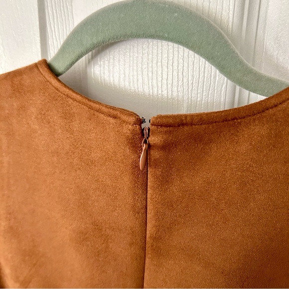 Loft Faux Suede Dress - Picture 4 of 7